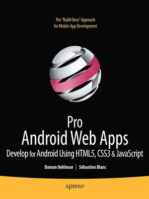 cover image of Pro Android Web Apps